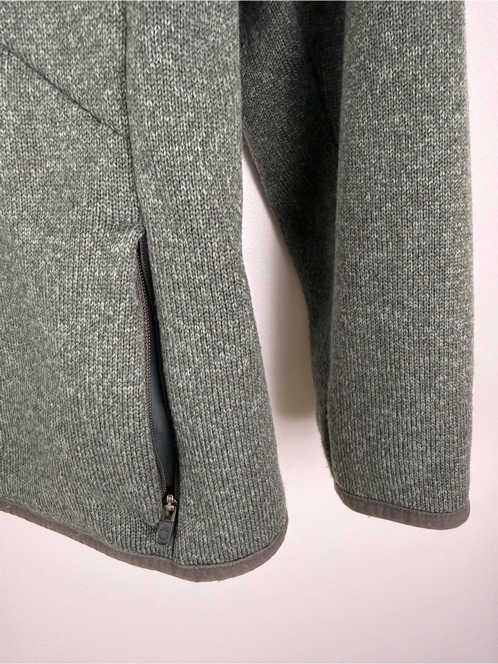 Figs Men's Forest Green Full-Zip Sweater Jacket - Picture 4 of 14